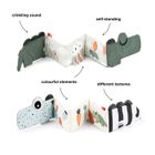 Done By Deer, Croco, książeczka sensoryczna rozkładana, green