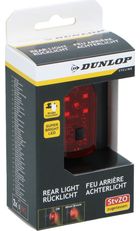 Dunlop, lampka rowerowa tylna, 5 LED