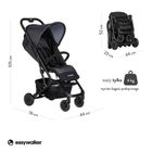 Easywalker, Buggy XS, wózek spacerowy, Melange Grey