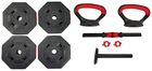 EB Fit, hantla kompozytowa, kettlebell, przyrząd do pompek 3w1, 10 kg