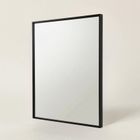 Edaxo, Axion, prostokatne lustro wiszące, czarne, 60-40 cm