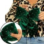 Edelman, Mica, kokarda dekoracyjna, zielona, 20-23 cm