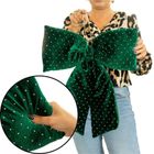 Edelman, Mica, kokarda dekoracyjna, zielona, 39-50 cm