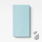 Eevi, prześcieradło frotte, pure, turkusowe, 140-70 cm