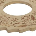Eh Excellent Houseware, Bellune, bambusowa taca do serowania przekąsek, wianek świąteczny, 30 cm
