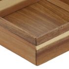 EH Excellent Houseware, Hedo, drewniany organizer na biurko do szuflady, 15-15-5 cm