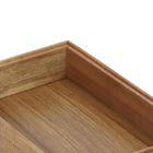 EH Excellent Houseware, Hedo, drewniany organizer na biurko do szuflady, 23,5-15-5 cm