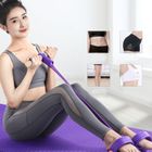 Ekspander fitness do ćwiczeń mięśni nóg, brzucha, ud, fioletowy