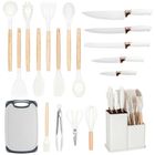 Elitehoff, zestaw noży i przyborów kuchennych w stojaku, 19 elementów