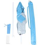 Enero Camp, parasol, parawan plażowy 2w1, 190 cm