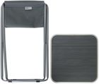 Enero Camp, stolik i krzesełko turystyczne, 2w1, 40-40-47 cm