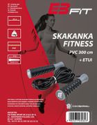 Enero Fit, Fitness PVC, skakanka, czarna, 300