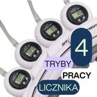 Enero Fit, hula hop z masażerem obciążeniem i licznikiem, biało-szary