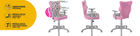Entelo, Duo, krzesło młodzieżowe z podłokietnikami, wzrost 146-176,5 cm, motylki