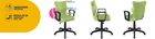 Entelo, Norm, krzesło biurowe z podłokietnikami, wzrost 159-188 cm, zielone