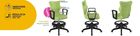 Entelo, Norm, krzesło biurowe z podnóżkiem i podłokietnikami, wzrost 159-188 cm, zielone