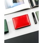 Etui na karty, czerwone, skórzane, 4U Cavaldi