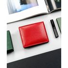 Etui na karty, czerwone, skórzane, 4U Cavaldi