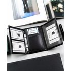 Etui na klucze, czarne, skóra ekologiczna, 4u Cavaldi