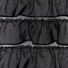 Eurofirany, firana gotowa, Aura, na taśmie, 140-270 cm, czarny