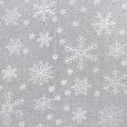 Eurofirany, firana świąteczna, Snow, 140-250 cm, biały