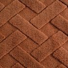 Eurofirany, koc d91, Caro, 200-220 cm, ceglasty