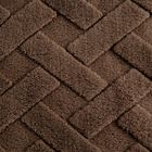 Eurofirany, koc d91, Caro, 200-220 cm, ciemnobrązowy