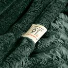 Eurofirany, koc d91 soft, 200-220 cm, ciemnozielony