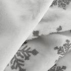 Eurofirany, koc świąteczny, Blink, 150-200 cm, biały