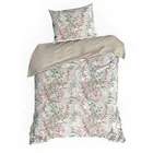 Eurofirany, komplet pościeli bawełnianej, Freesia, 160-200 cm, pudrowy róż