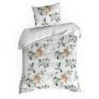 Eurofirany, komplet pościeli bawełnianej, Nikola, 160-200 cm, biały