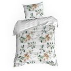 Eurofirany, komplet pościeli bawełnianej, Nikola, 220-200 cm, biały