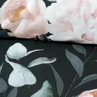 Eurofirany, komplet pościeli bawełnianej, Rosita1, 140-200 cm, czarny