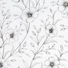 Eurofirany, komplet pościeli satynowej, Spring, 140-200 cm, biały