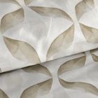 Eurofirany, komplet pościeli satynowej, spring, 140-200 cm, ciemnobeżowy