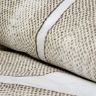 Eurofirany, komplet pościeli satynowej, spring, 140-200 cm, ciemnobeżowy