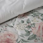 Eurofirany, komplet pościeli satynowej, Spring, 160-200 cm, 2x 70-80 cm, wielokolorowy