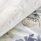 Eurofirany, komplet pościeli satynowej, Spring, 160-200 cm, biały