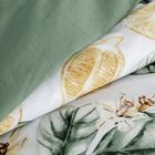 Eurofirany, komplet pościeli satynowej, spring 91, 220-200 cm, biały