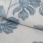 Eurofirany, komplet pościeli satynowej, Spring 99, 200-220 cm, biały