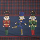 Eurofirany, komplet pościeli świątecznej, Peter03, 160-200 cm, granatowy