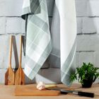 Eurofirany, komplet ręczników kuchennych, Mona, 50-70 cm, bordowy