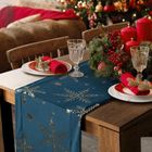Eurofirany, obrus świąteczny, 40-140 cm, granatowy