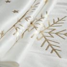 Eurofirany, obrus świąteczny, 85-85 cm, biały