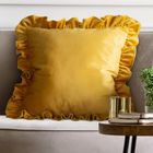 Eurofirany, poszewka Brenda, 45-45 cm, musztardowy