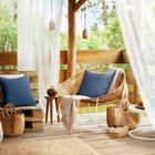 Eurofirany, poszewka, Garden3, 45-45 cm, granatowy