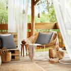 Eurofirany, poszewka, Garden3, 45-45 cm, stalowy