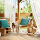 Eurofirany, poszewka, Garden3, 45-45 cm, turkusowy