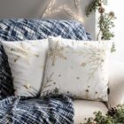 Eurofirany, poszewka świąteczna, 45-45 cm, granatowy