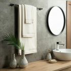 Eurofirany, ręcznik bawełniany, Pierre Cardin, 30-50 cm, kremowy